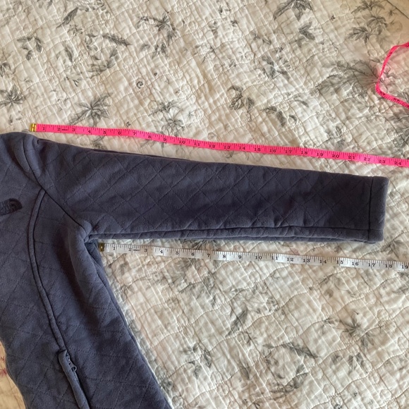 The North Face Caroluna Quilted Jacket Fleece Lined Black Full Zip Coat Size XS - Picture 10 of 12